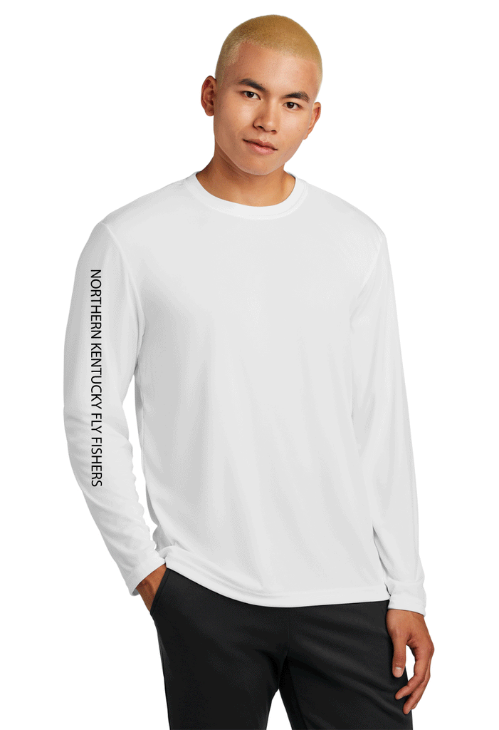 Northern Kentucky Fly Fishing Sport Tek Long Sleeve Back Print