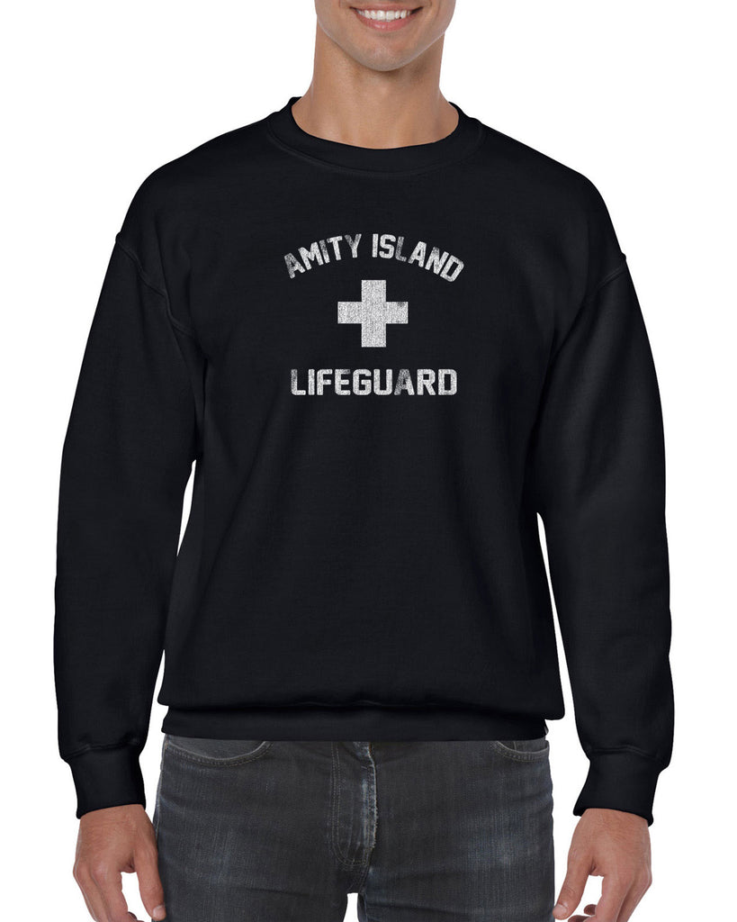 Unisex Crew Sweatshirt - Amity Island Lifeguard