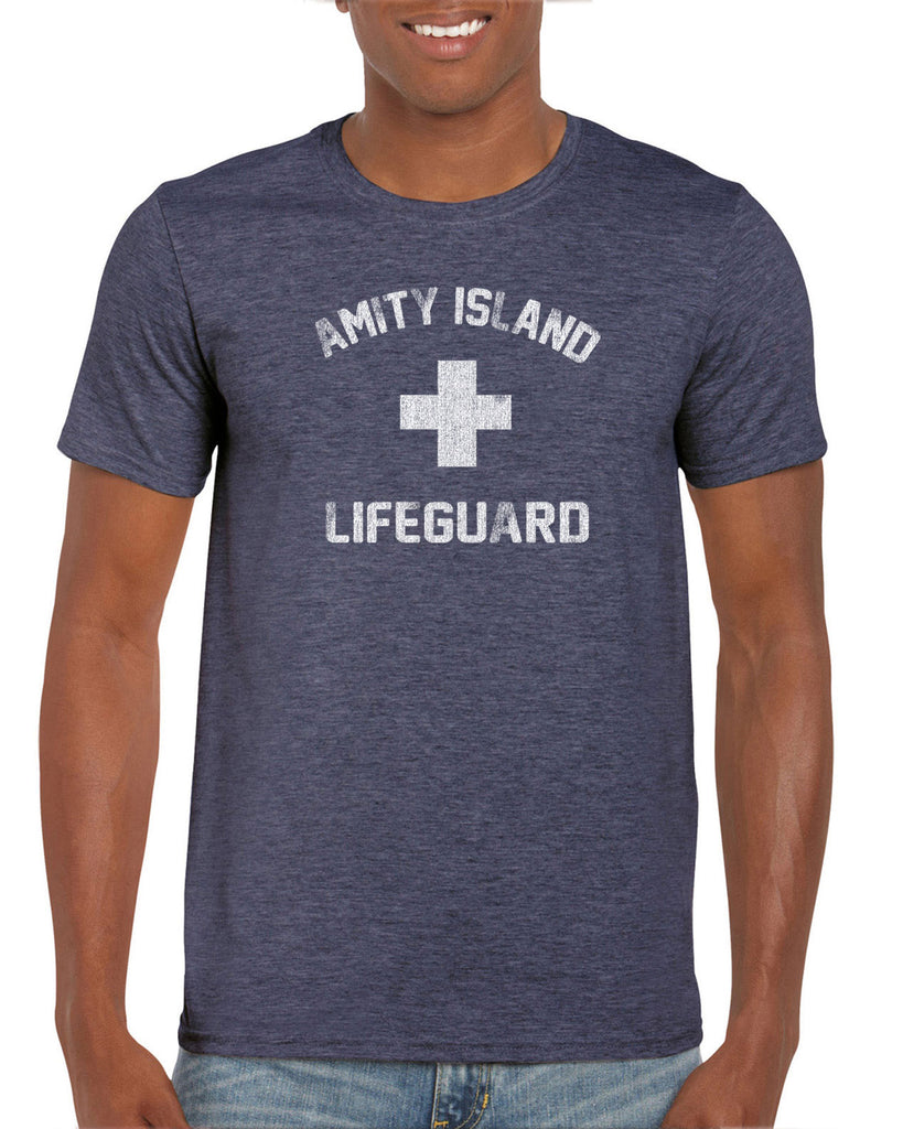 Men's Short Sleeve T-Shirt - Amity Island Lifeguard