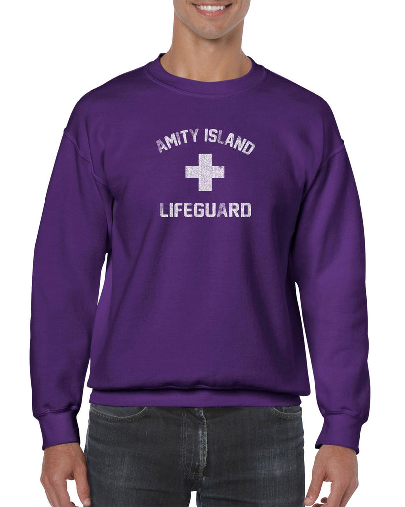 Unisex Crew Sweatshirt - Amity Island Lifeguard