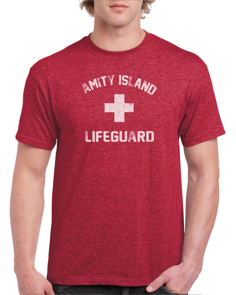 Men's Short Sleeve T-Shirt - Amity Island Lifeguard