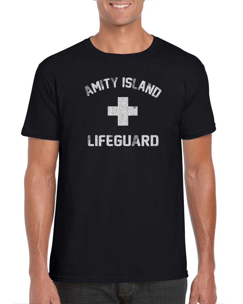 Men's Short Sleeve T-Shirt - Amity Island Lifeguard