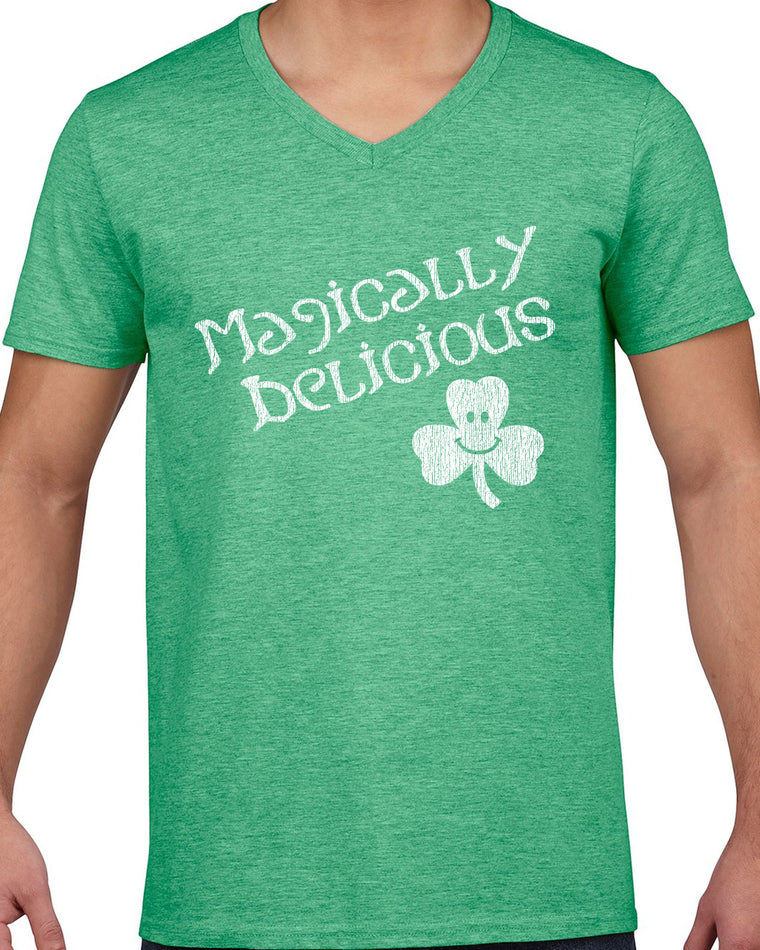 Men's Short Sleeve V-Neck T-Shirt - Magically Delicious