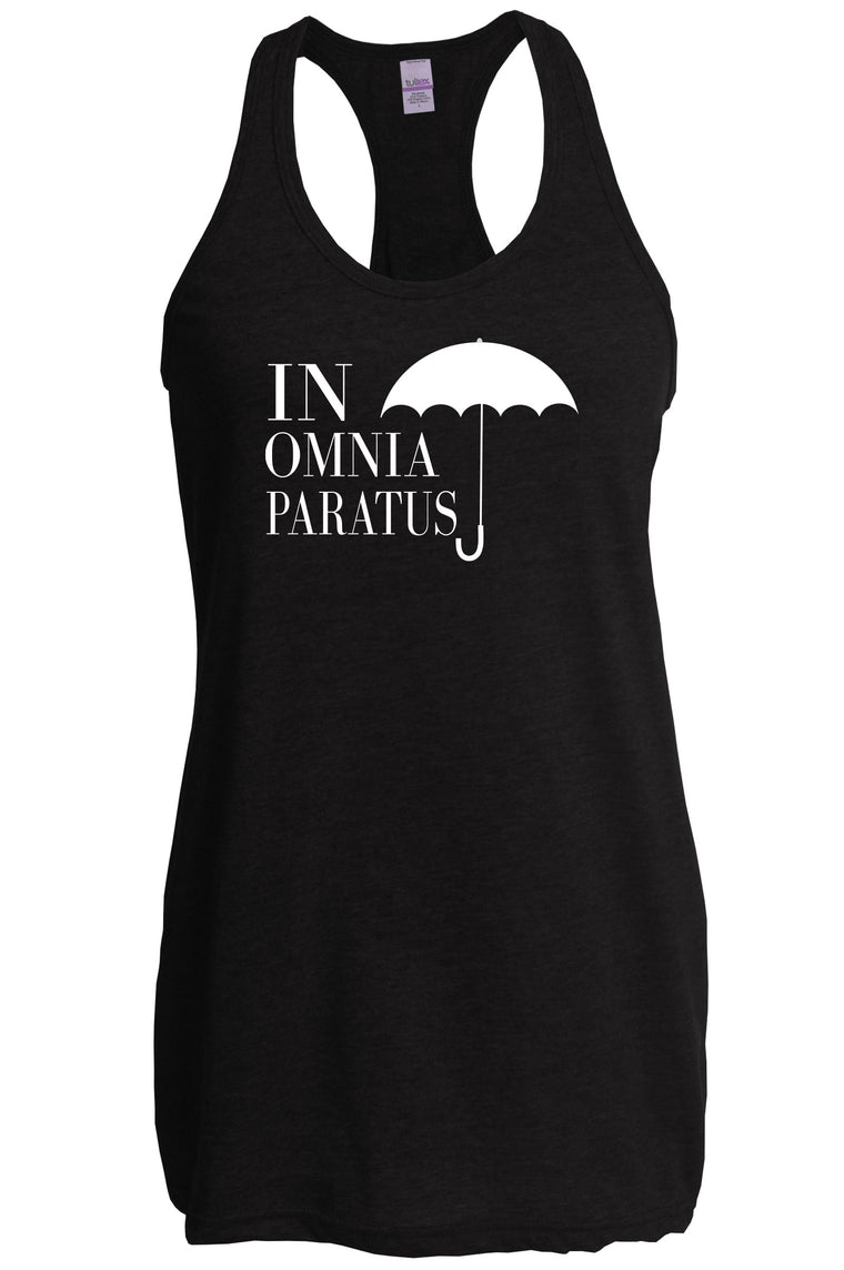 Women's Racer Back Tank Top - In Omnia Paratus