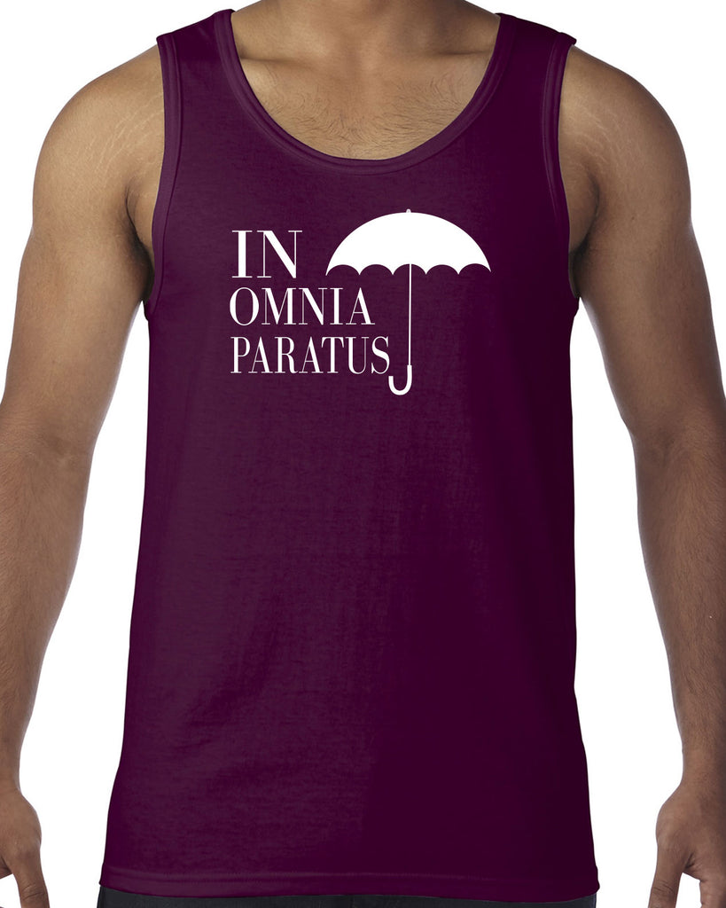 Men's Sleeveless Tank Top - In Omnia Paratus