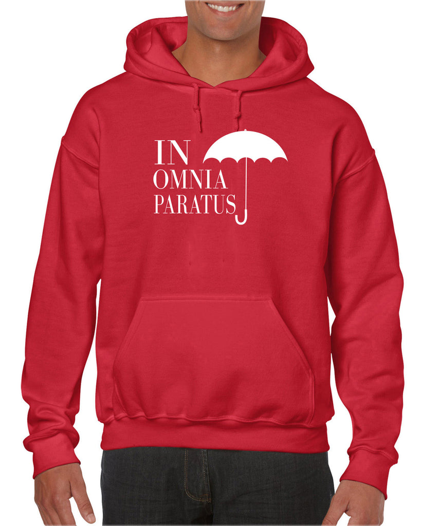 In Omnia Paratus Hoodie Hooded Sweatshirt funny tv show gilmore girls lori rory lukes diner umbrella vintage retro