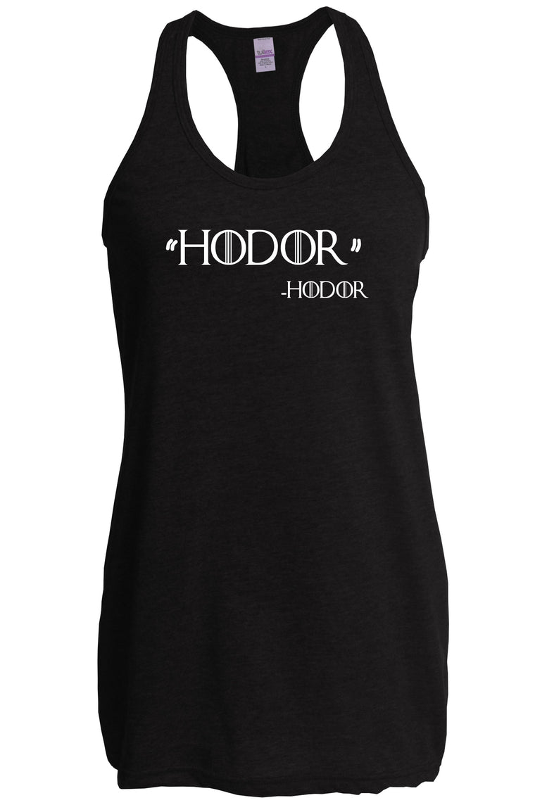 Women's Racer Back Tank Top - Hodor