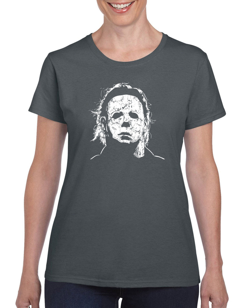 Women's Short Sleeve T-Shirt - Halloween Mask