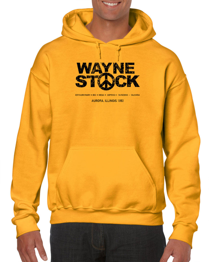 Waynestock Hooded Sweatshirt hoodie 90s 80s movie waynes world funny comedy halloween costume music festival vintage retro