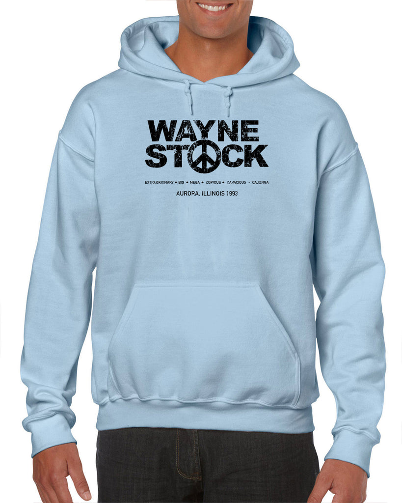 Waynestock Hooded Sweatshirt hoodie 90s 80s movie waynes world funny comedy halloween costume music festival vintage retro
