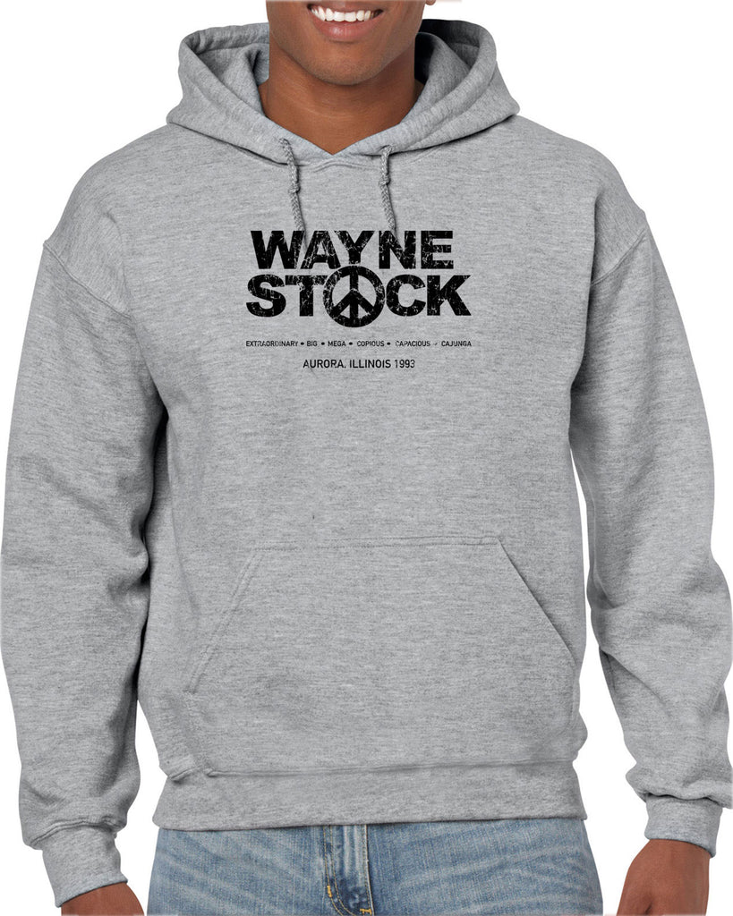 Waynestock Hooded Sweatshirt hoodie 90s 80s movie waynes world funny comedy halloween costume music festival vintage retro