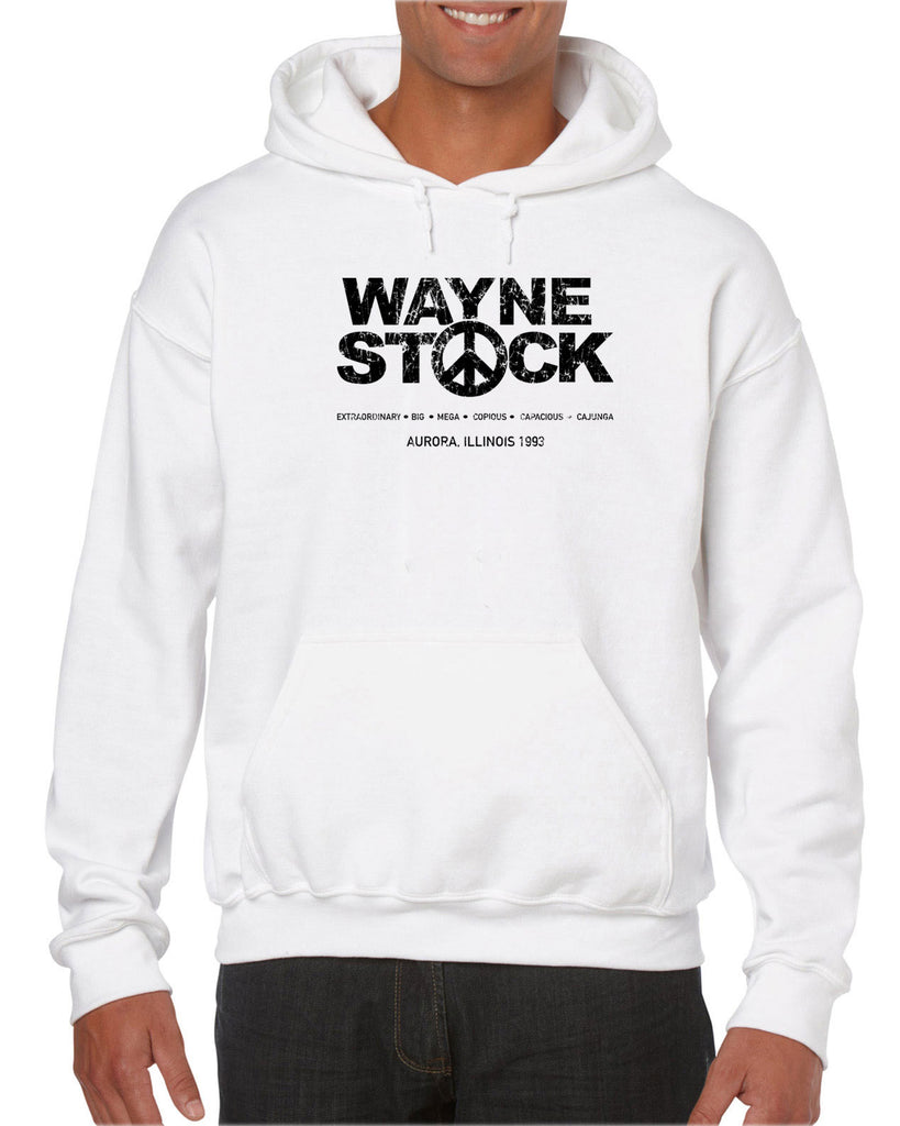 Waynestock Hooded Sweatshirt hoodie 90s 80s movie waynes world funny comedy halloween costume music festival vintage retro