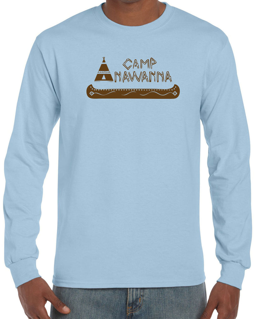 Camp Anawanna Long Sleeve Shirt Funny Tv Show Salute Our Shorts Halloween Costume Counselor 90s Funny Vintage Retro