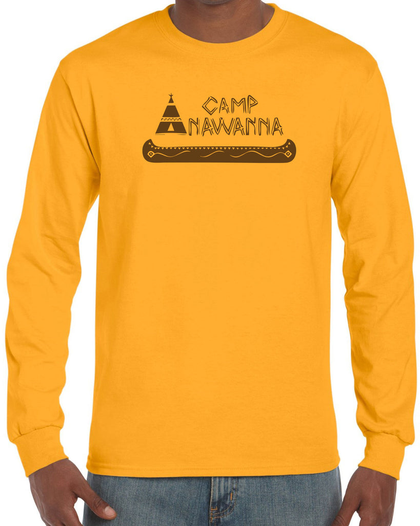 Camp Anawanna Long Sleeve Shirt Funny Tv Show Salute Our Shorts Halloween Costume Counselor 90s Funny Vintage Retro