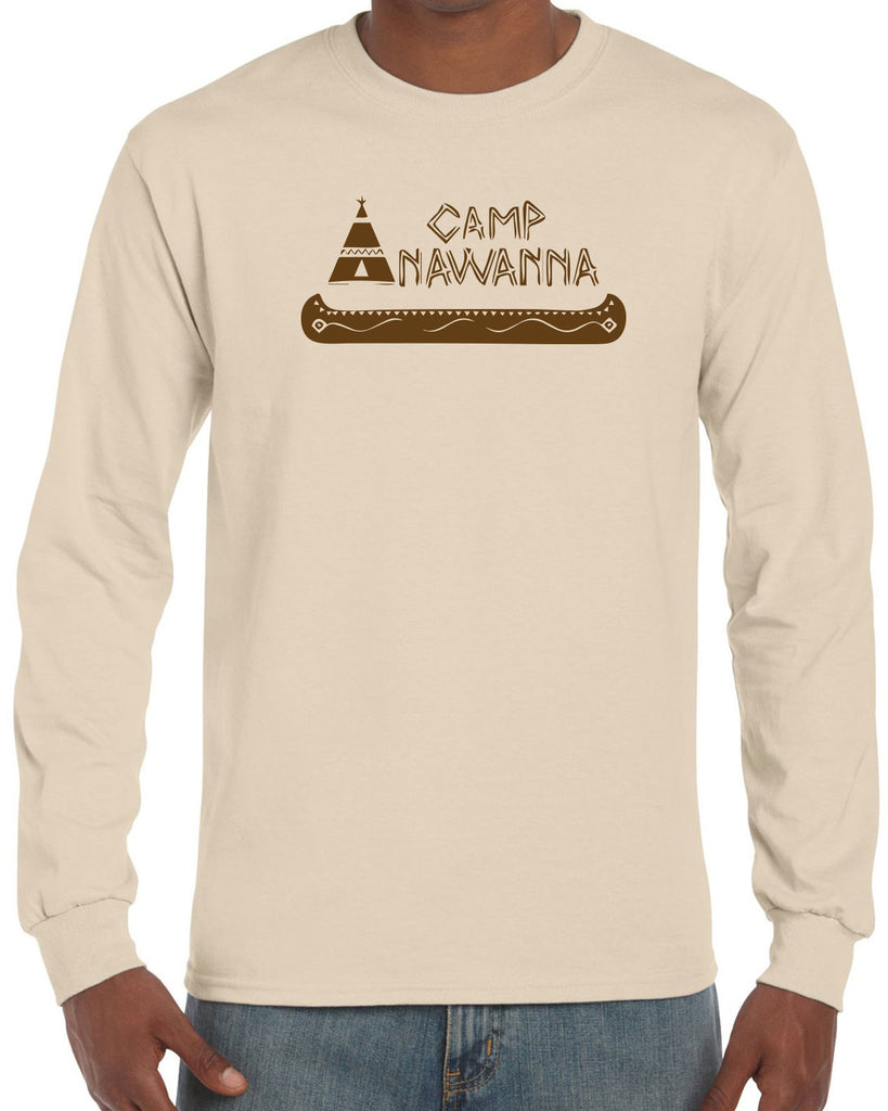 Camp Anawanna Long Sleeve Shirt Funny Tv Show Salute Our Shorts Halloween Costume Counselor 90s Funny Vintage Retro