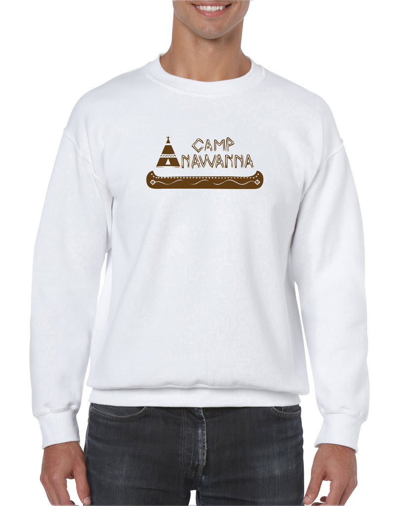 Camp Anawanna Crew Sweatshirt Funny Tv Show Salute Our Shorts Halloween Costume Counselor 90s Funny Vintage Retro