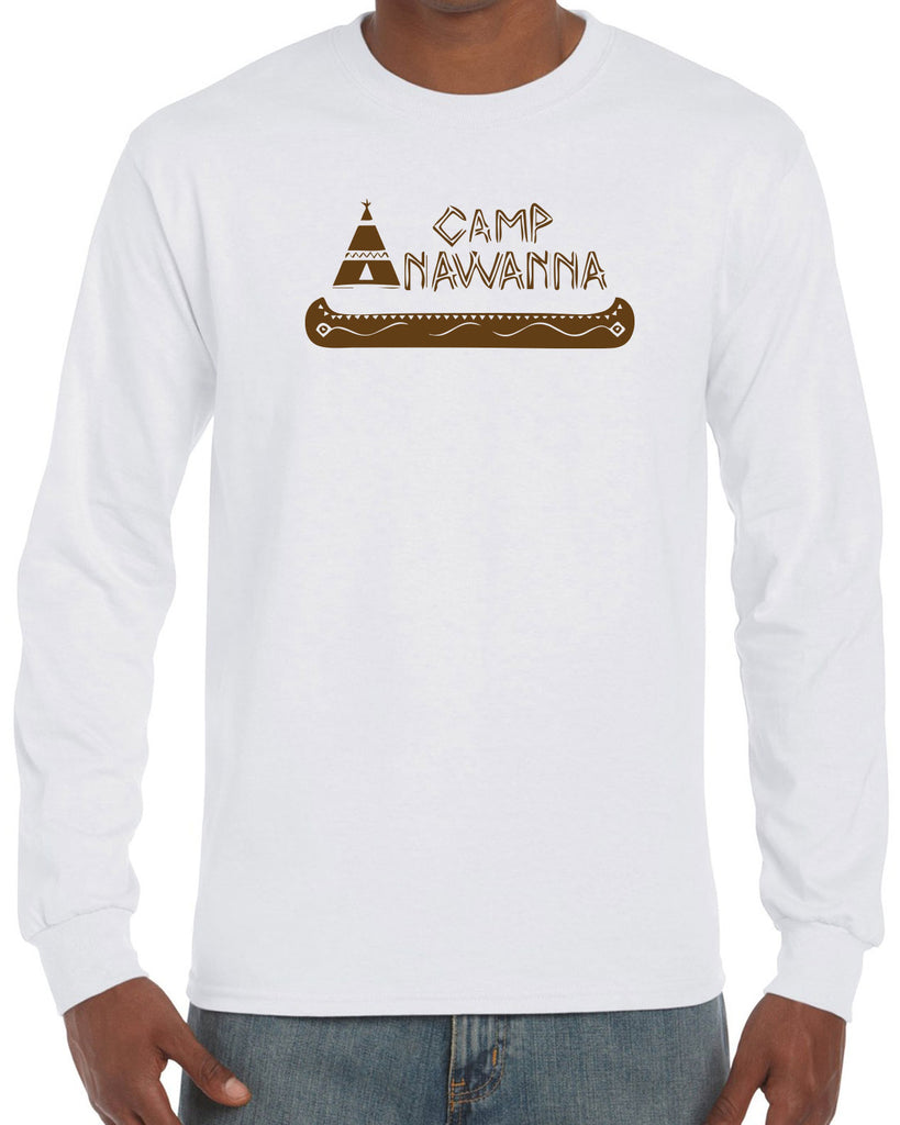 Camp Anawanna Long Sleeve Shirt Funny Tv Show Salute Our Shorts Halloween Costume Counselor 90s Funny Vintage Retro