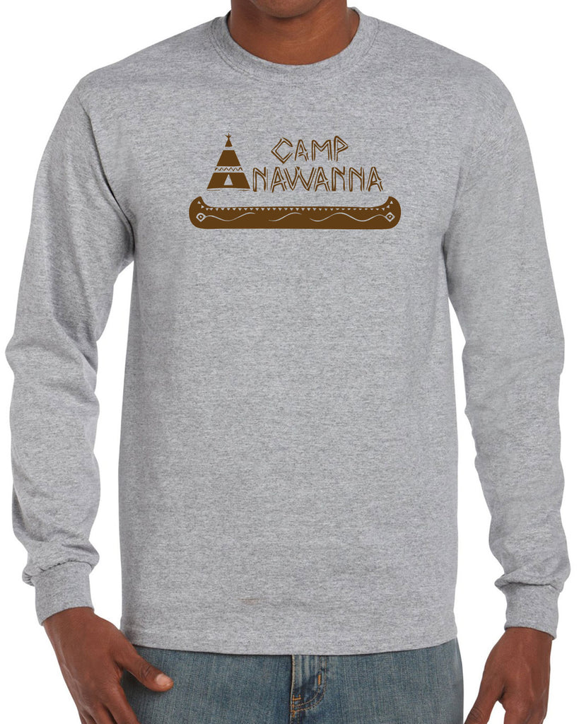 Camp Anawanna Long Sleeve Shirt Funny Tv Show Salute Our Shorts Halloween Costume Counselor 90s Funny Vintage Retro
