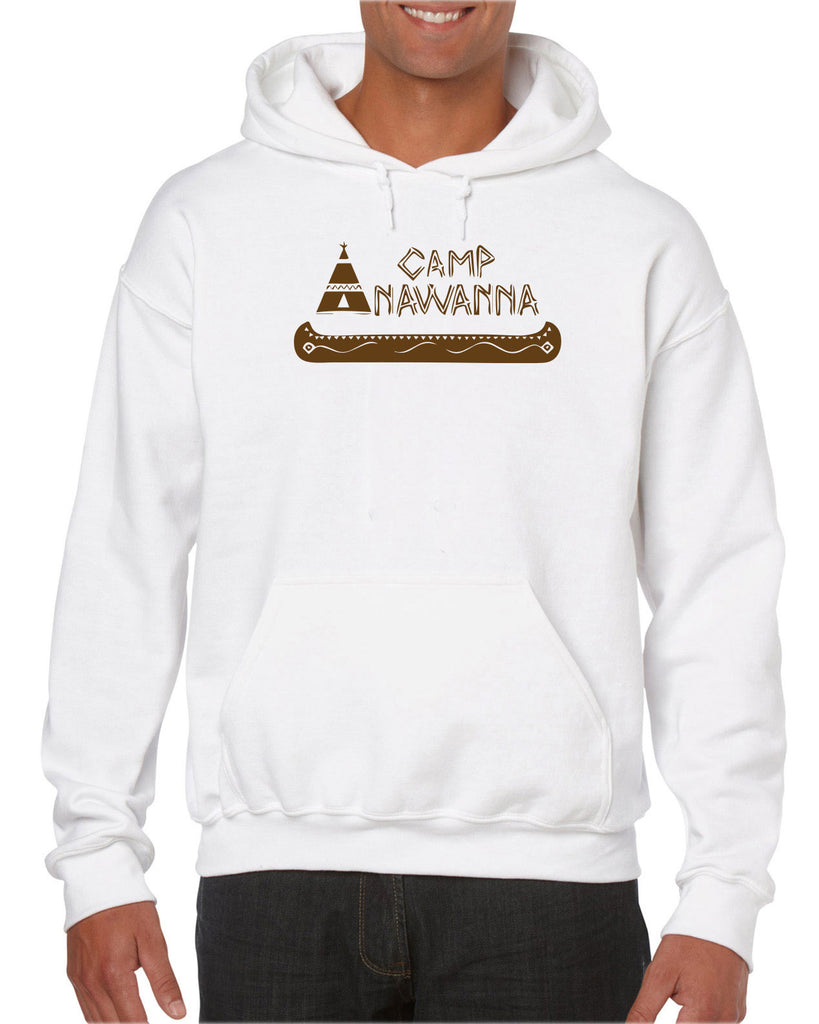Camp Anawanna Hoodie Hooded Sweatshirt Funny Tv Show Salute Our Shorts Halloween Costume Counselor 90s Funny Vintage Retro