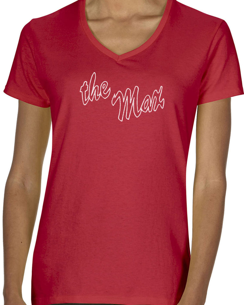 The Max Womens V-Neck T-Shirt Bayside High School Save By The Bell Restuarant 90s Halloween Costume Vintage Retro