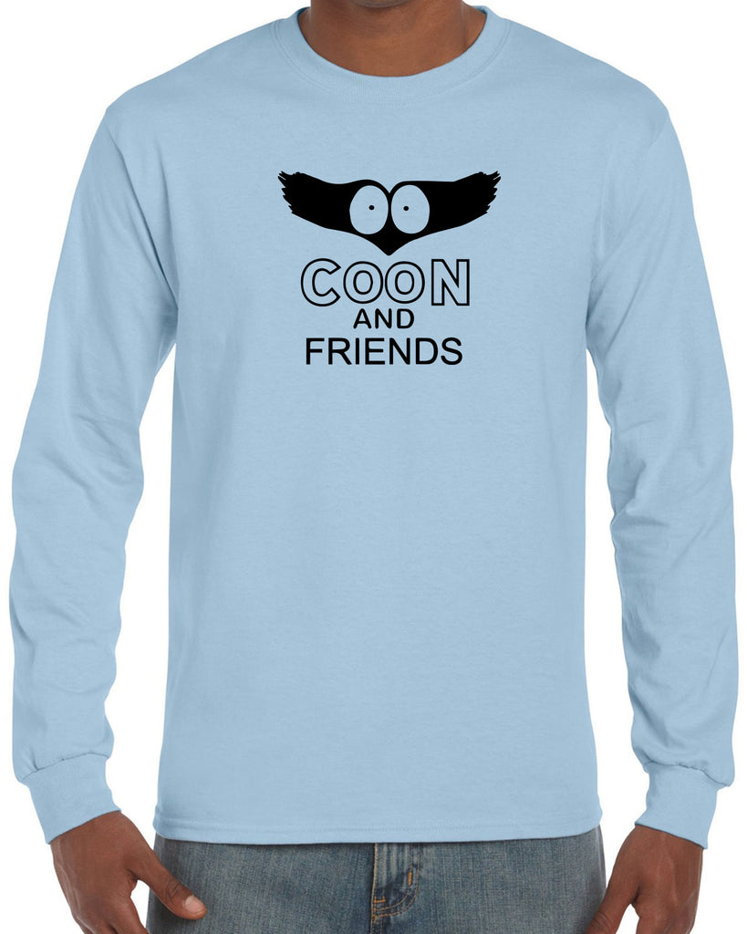 oon and Friends Long Sleeve Shirt Super Hero Comic Book Who Is The Coon South Park Tv Show Funny