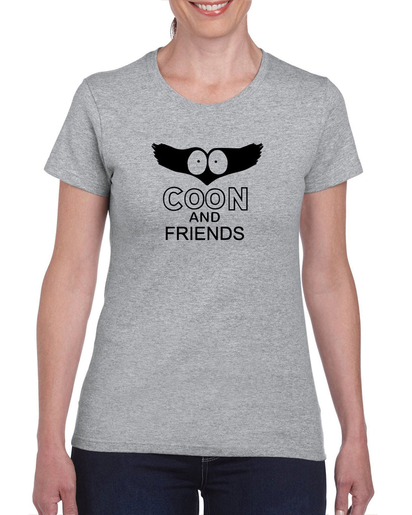 Coon and Friends Womens T-Shirt Super Hero Comic Book Who Is The Coon South Park Tv Show Funny
