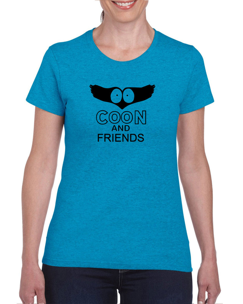 Coon and Friends Womens T-Shirt Super Hero Comic Book Who Is The Coon South Park Tv Show Funny
