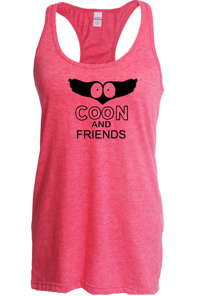 Coon and Friends Racer Back Tank Top racerback Super Hero Comic Book Who Is The Coon South Park Tv Show Funny