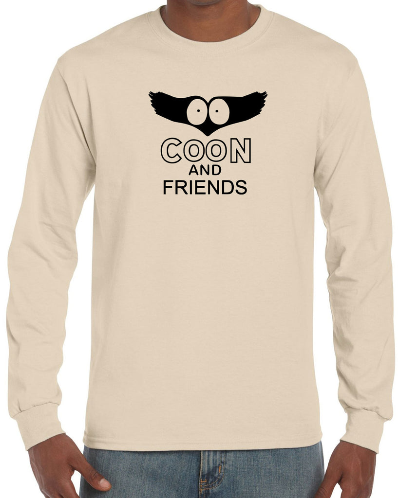 oon and Friends Long Sleeve Shirt Super Hero Comic Book Who Is The Coon South Park Tv Show Funny