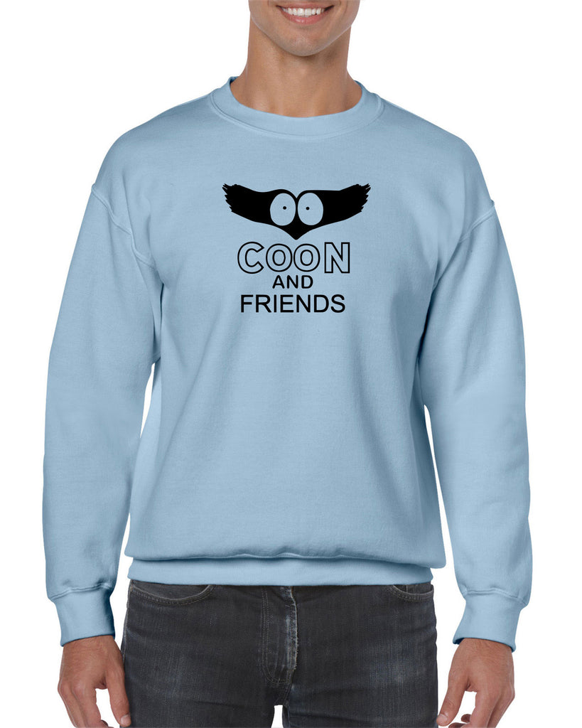 Coon and Friends Crew Sweatshirt Super Hero Comic Book Who Is The Coon South Park Tv Show Funny