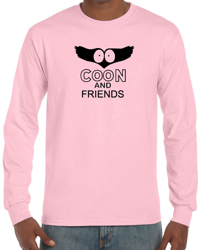oon and Friends Long Sleeve Shirt Super Hero Comic Book Who Is The Coon South Park Tv Show Funny