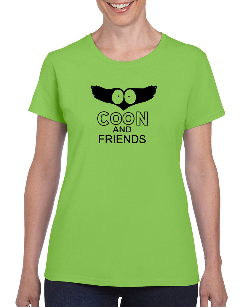 Coon and Friends Womens T-Shirt Super Hero Comic Book Who Is The Coon South Park Tv Show Funny