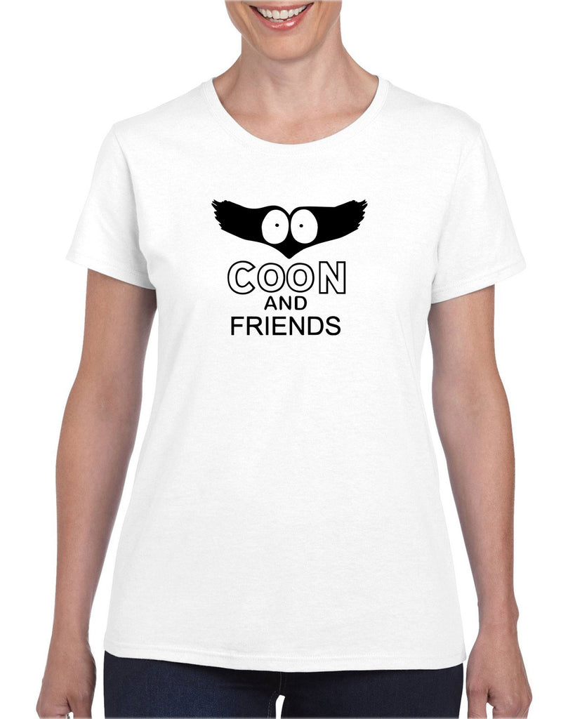 Coon and Friends Womens T-Shirt Super Hero Comic Book Who Is The Coon South Park Tv Show Funny