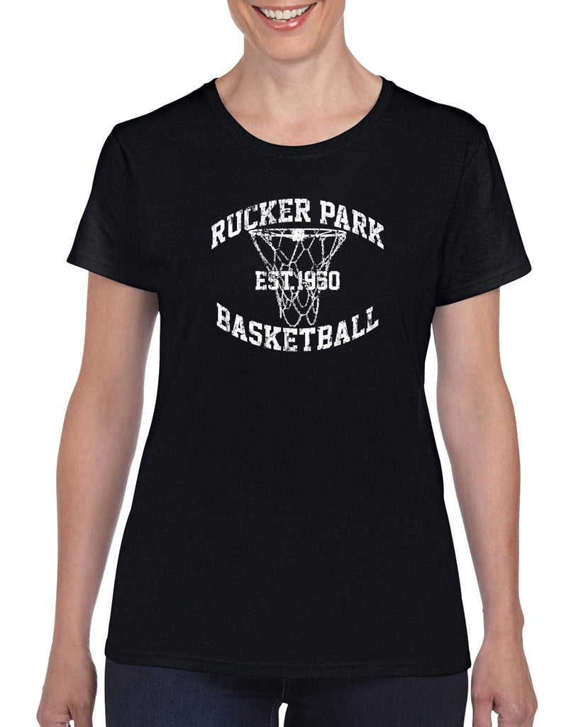 Rucker Park Basketball Womens T-Shirt Harlem New York Manhattan Hoops Baller Sports Vintage Retro