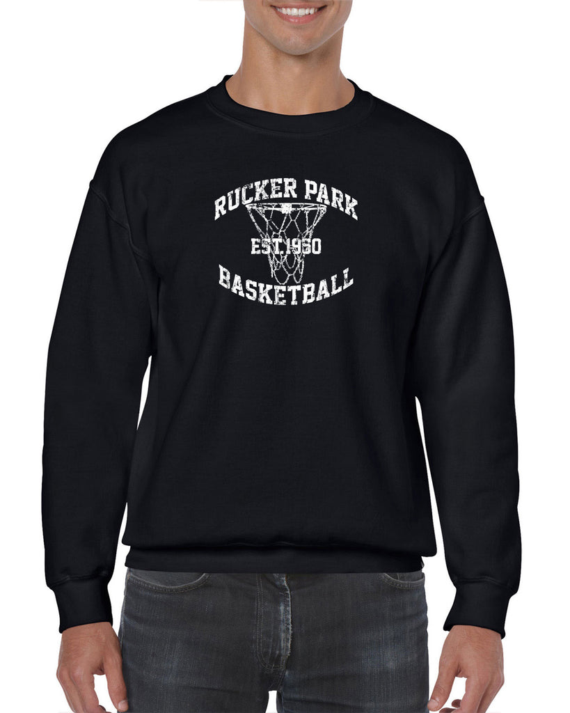 Rucker Park Basketball Crew Sweatshirt Harlem New York Manhattan Hoops Baller Sports Vintage Retro