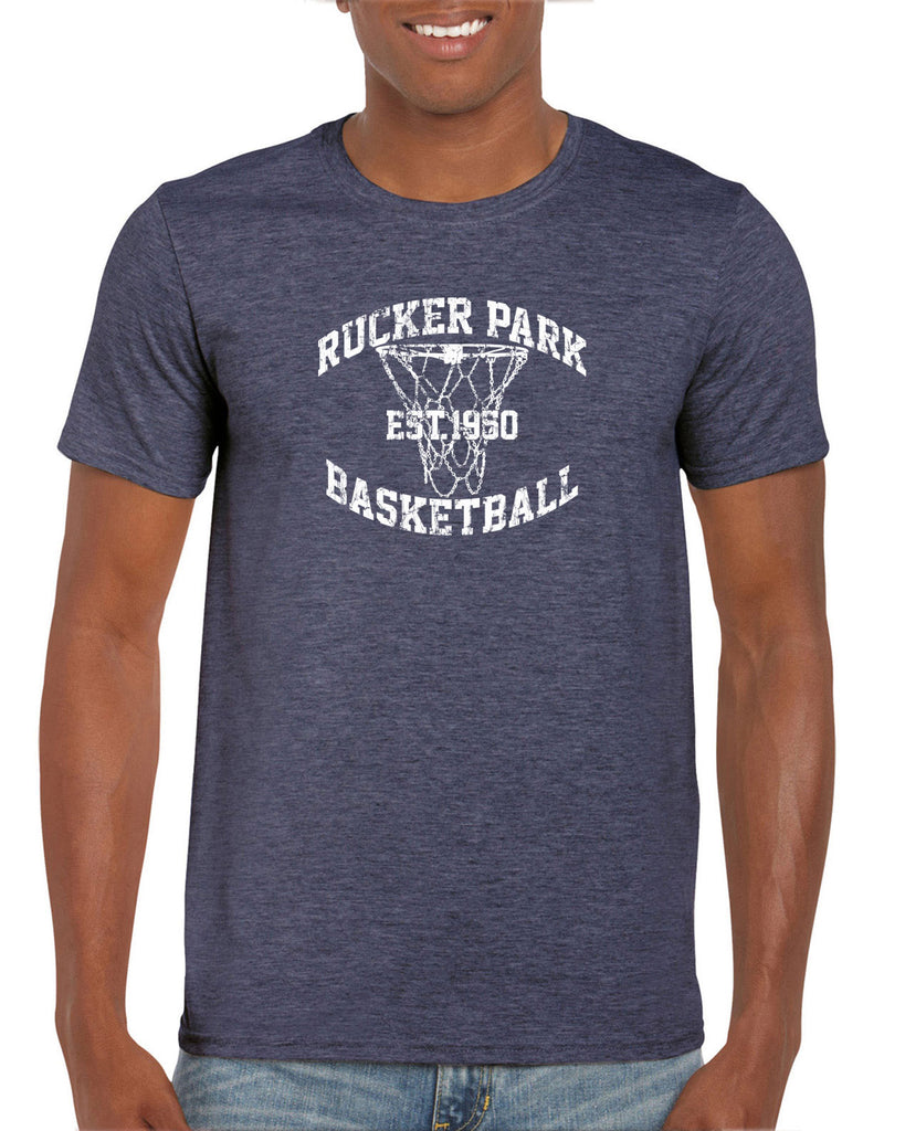 Rucker Park Basketball Mens T-Shirt Harlem New York Manhattan Hoops Baller Sports Vintage Retro