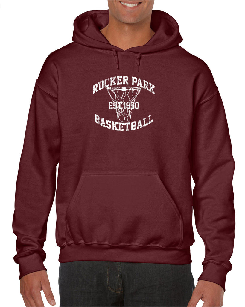 Rucker Park Basketball Hoodie Hooded Sweatshirt Harlem New York Manhattan Hoops Baller Sports Vintage Retro Edit alt text