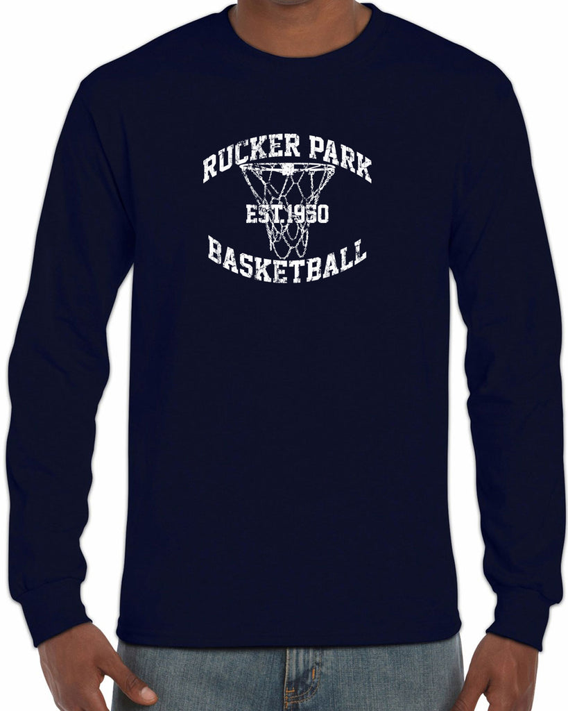 Rucker Park Basketball Long Sleeve Shirt Harlem New York Manhattan Hoops Baller Sports Vintage Retro