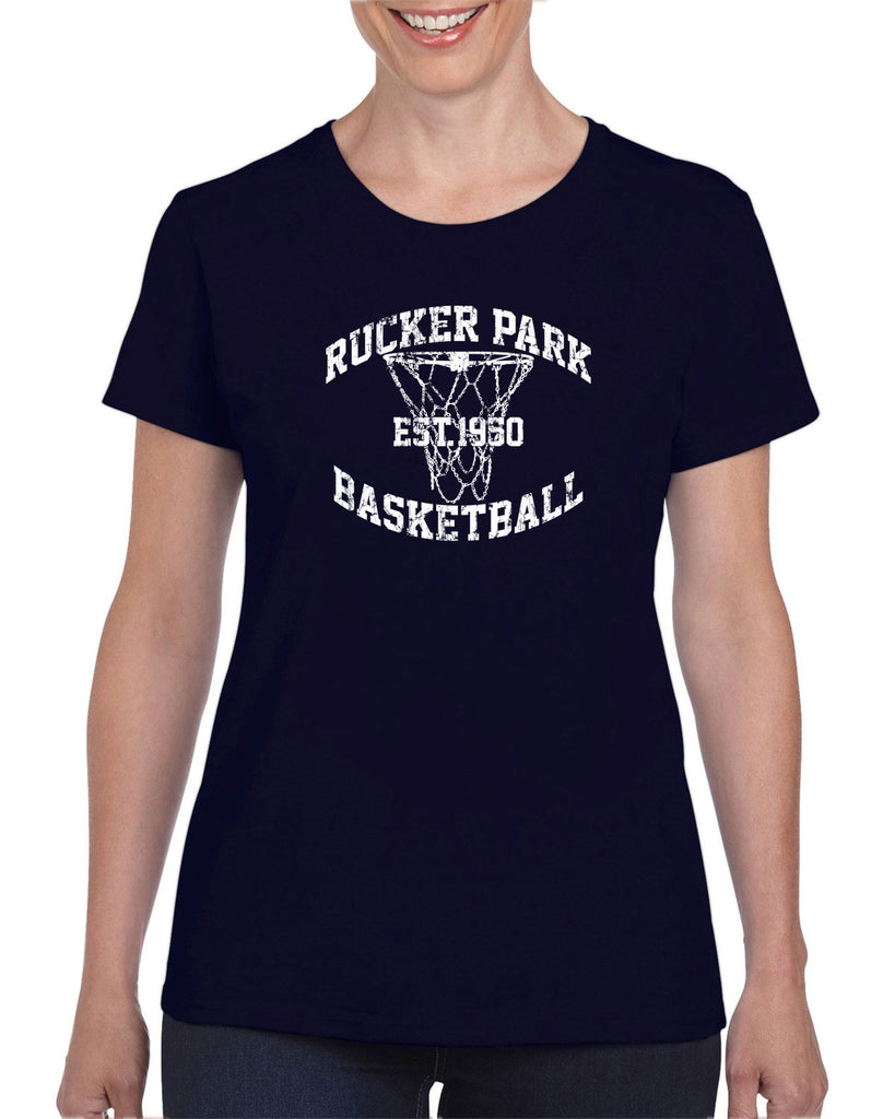 Rucker Park Basketball Womens T-Shirt Harlem New York Manhattan Hoops Baller Sports Vintage Retro