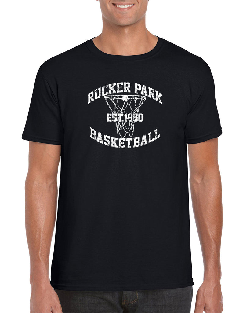Rucker Park Basketball Mens T-Shirt Harlem New York Manhattan Hoops Baller Sports Vintage Retro