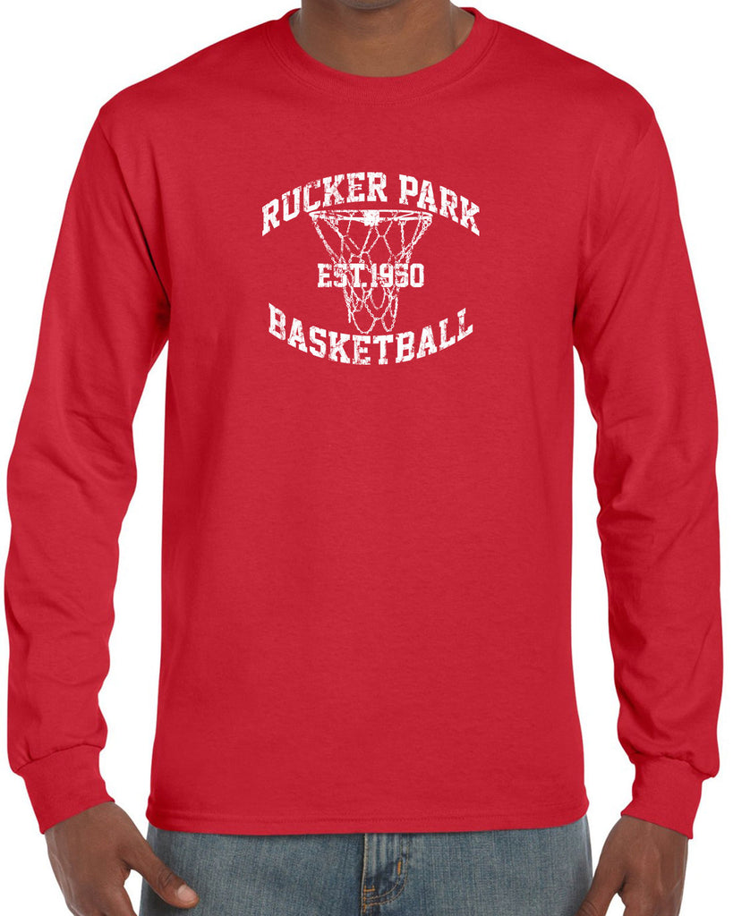 Rucker Park Basketball Long Sleeve Shirt Harlem New York Manhattan Hoops Baller Sports Vintage Retro