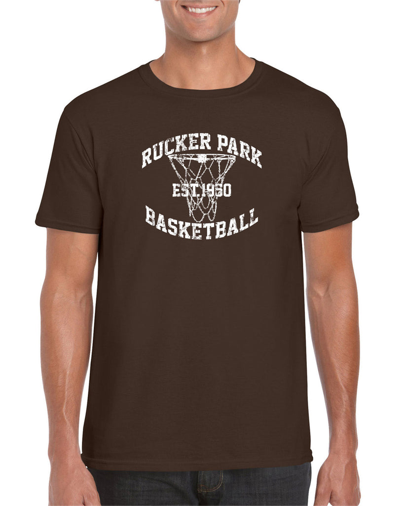 Rucker Park Basketball Mens T-Shirt Harlem New York Manhattan Hoops Baller Sports Vintage Retro