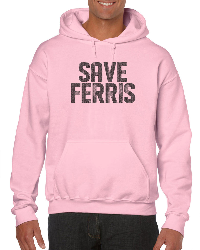 Save Ferris Hoodie Hooded Sweatshirt Funny 80s Movie Day Off Halloween Costume