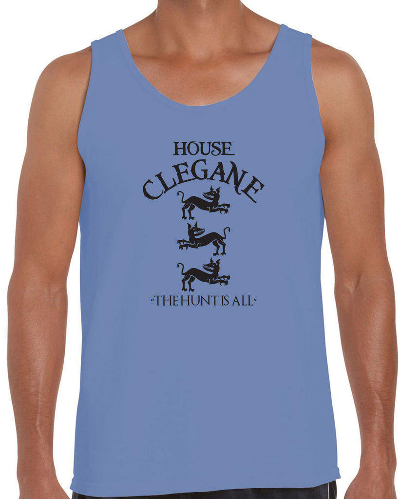 House Clegane Tank Top funny game of thrones sigil the mountain hound westeros king castle the hunt is all