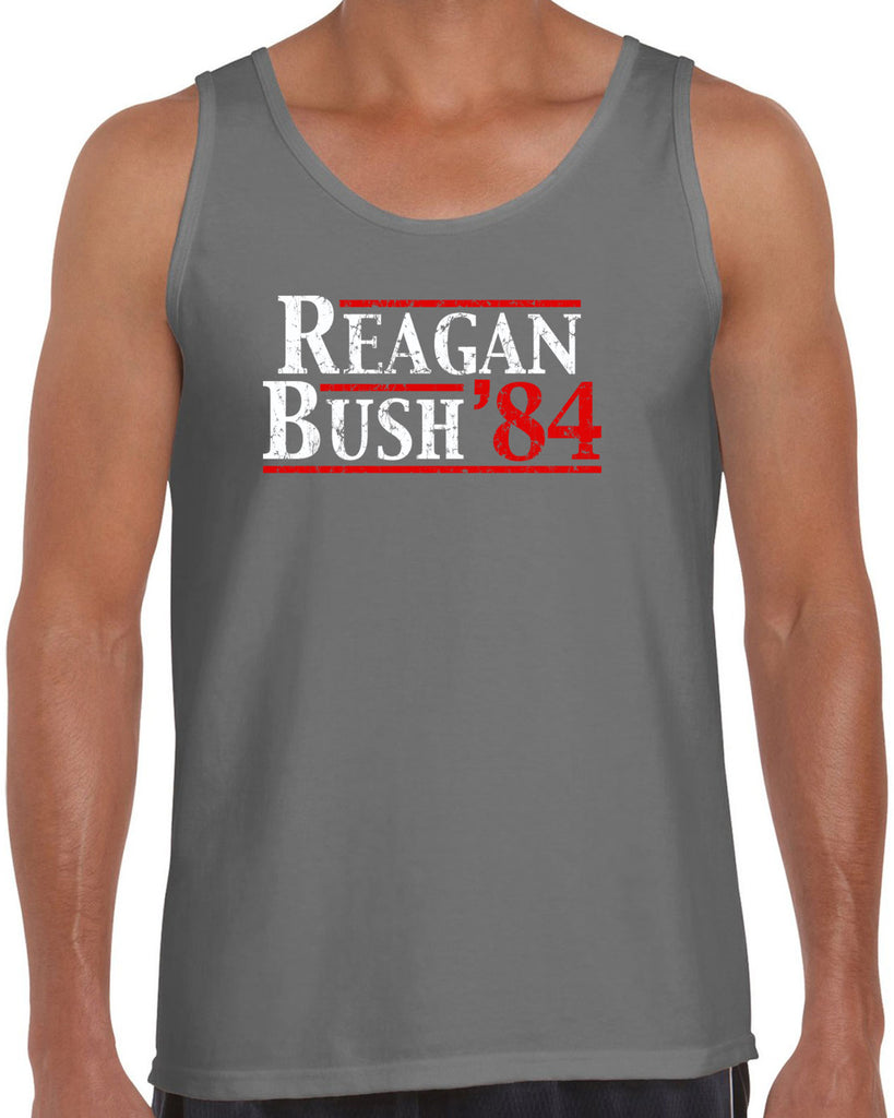 Reagan Bush 1984 Tank Top election campaign rally president 80s party costume vintage retro