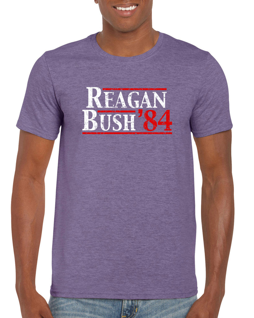 Reagan Bush 1984 Men's T-shirt election campaign rally president 80s party costume vintage retro
