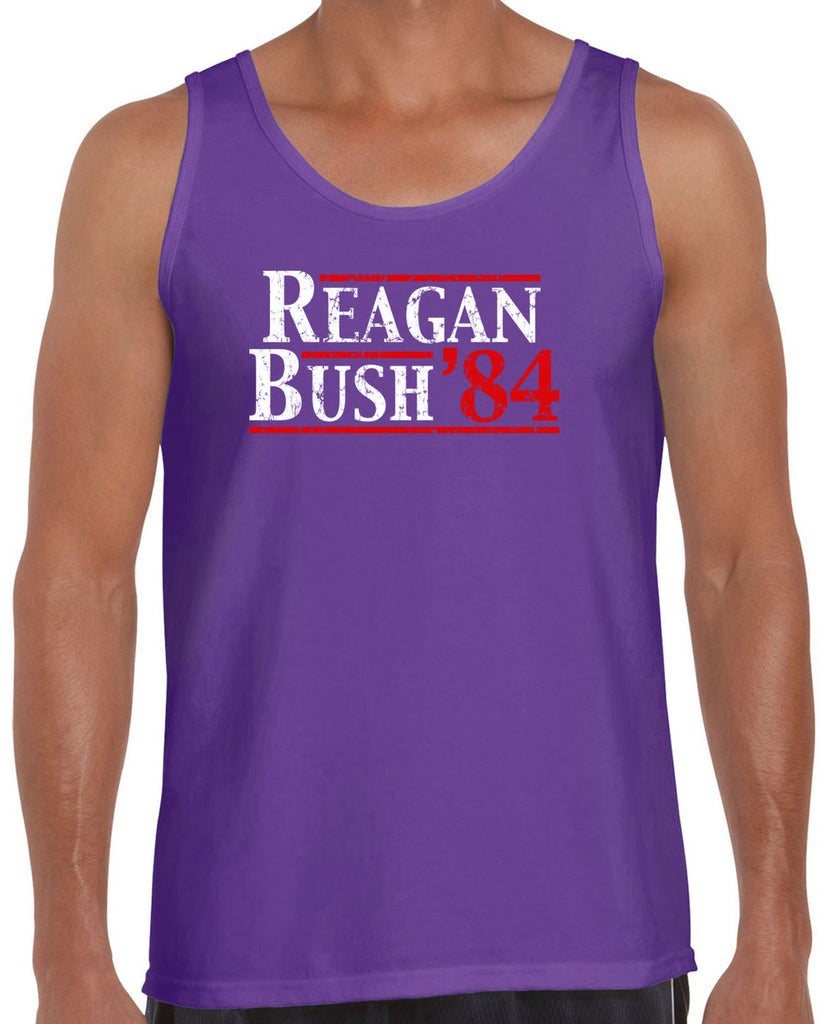 Reagan Bush 1984 Tank Top election campaign rally president 80s party costume vintage retro