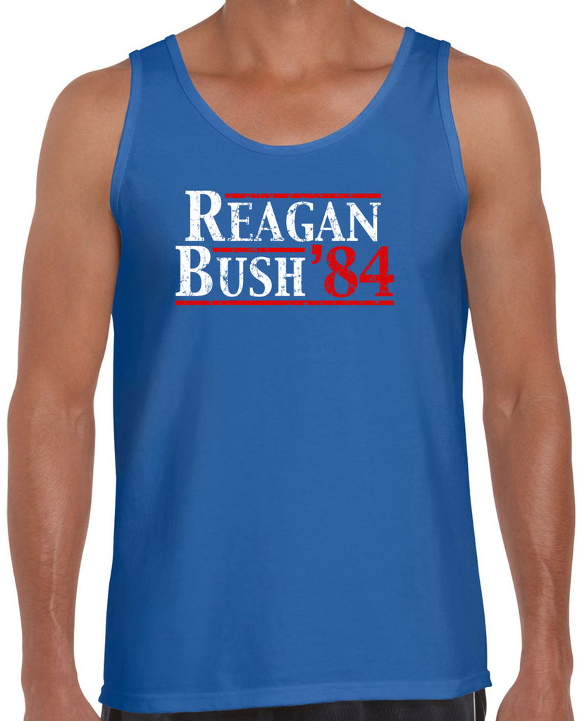 Reagan Bush 1984 Tank Top election campaign rally president 80s party costume vintage retro