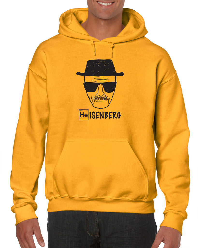 Heisenberg Hoodie Hooded Sweatshirt tv show drug dealer meth breaking vintage chemistry Edit alt text