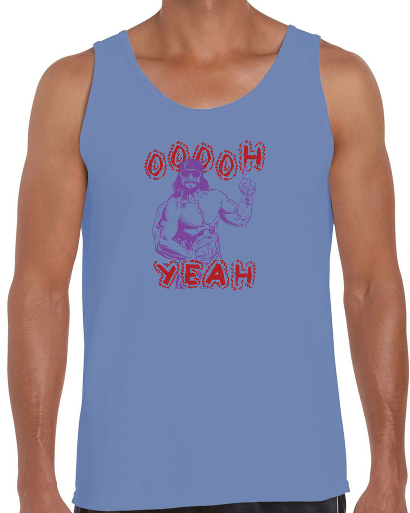 Oh Yeah Tank Top Wrestling Wrestler Macho Legend Icon 80s Man College Party Vintage Retro